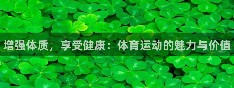 球速体育网址：增强体质，享受健康：体育运动的魅力与价值